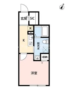 モアナコート南流山【201号室】の間取り