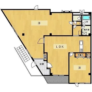 ヴィラ花見堂【3階】の間取り