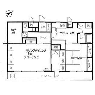 アーバン・ドヌール【2階】の間取り