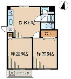 アパートメント麻布【3階】の間取り