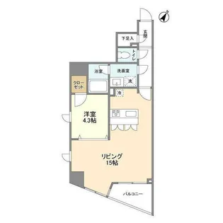 プロスペクト渋谷道玄坂【9階】の間取り