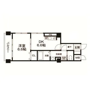 秀和松涛レジデンス【4階】の間取り