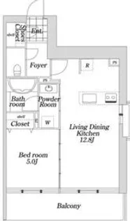 KDX大伝馬レジデンス【6階】の間取り