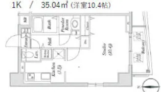 メイクスデザイン西麻布【5階】の間取り