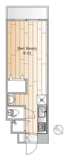 バーム千駄ヶ谷【4階】の間取り