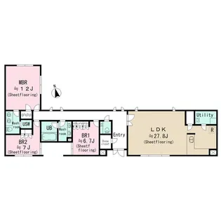 ヒルグラン代々木【1階】の間取り