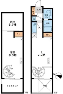 CASSIA目黒【1階】の間取り
