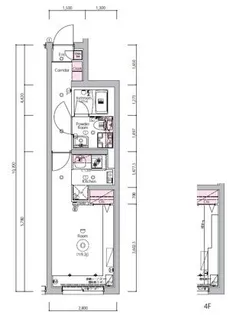 SYNEX NISHI-OI【4階】の間取り
