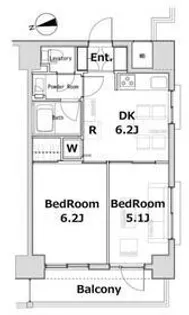 ソサエティ蔵前【2階】の間取り