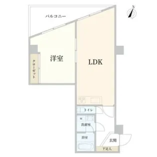 ゾンネンハイム元麻布【4階】の間取り