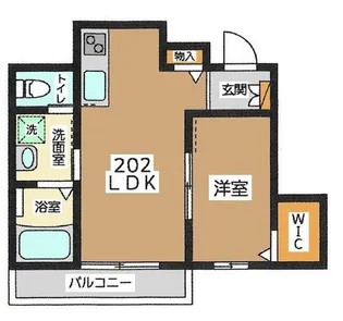 パークイースト下馬【2階】の間取り
