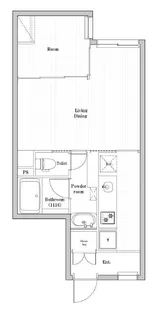 ハーモニーグラシア不動前【3階】の間取り
