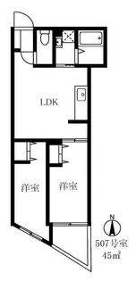 ファーストパークレジデンス【5階】の間取り