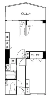 マンションニュー恵比寿【4階】の間取り