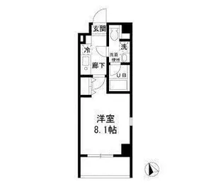 自由が丘カントリー倶楽部【2階】の間取り