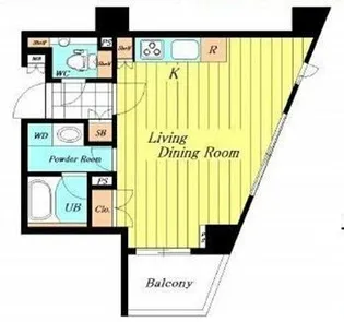 アクシア広尾【5階】の間取り