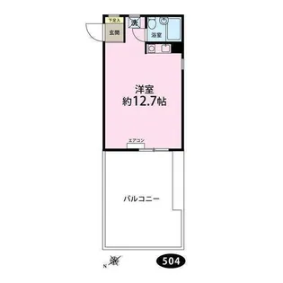 シティーコープ平沼【5階】の間取り