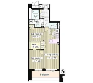 ジオ南青山【3階】の間取り