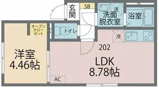 コーポSASAKI【2階】の間取り