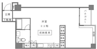 朝日サテライト六本木【2階】の間取り