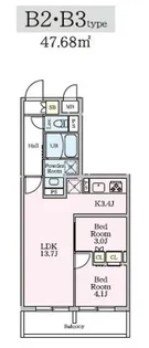 リビオメゾン大岡山【2階】の間取り