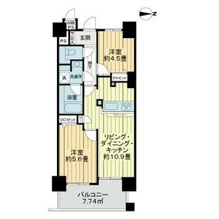 ライオンズマンション白金台【2階】の間取り