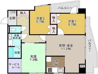 マホロバ【7階】の間取り