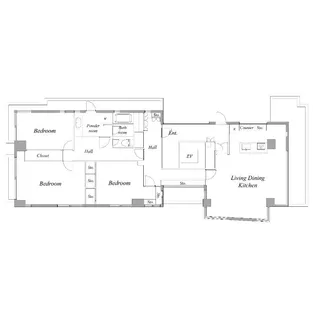 ベルセル南青山【4階】の間取り