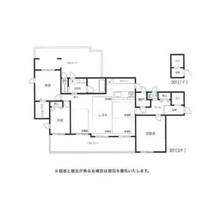 ルミエル五本木【3階】の間取り