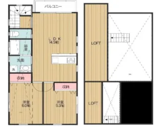 DOLCE中目黒【3階】の間取り
