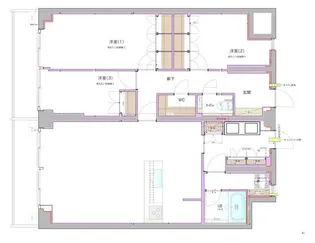 秀和青南レジデンス【4階】の間取り
