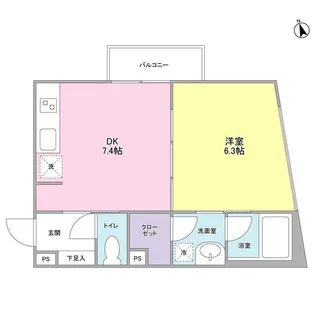 シルバラードNO.4【3階】の間取り