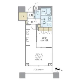 BrilliaTowers目黒ノースレジデンス【30階】の間取り