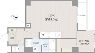 ライオンズマンション東五反田【2階】の間取り