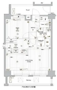 プレミアムキューブ上野毛♯mo【6階】の間取り