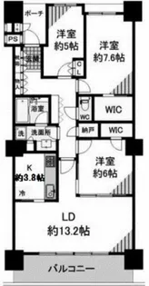 シティタワー品川【13階】の間取り