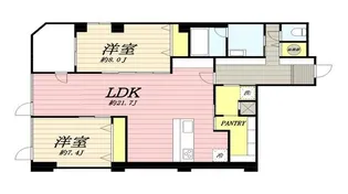 ぺんてるビル【6階】の間取り