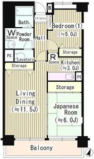 クリケットヒル富ヶ谷【2階】の間取り