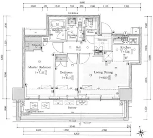クラッシィタワー新宿御苑【7階】の間取り