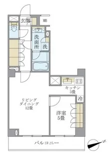Brillia ist 北沢【3階】の間取り