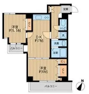 プライムアーバン新宿落合【3階】の間取り