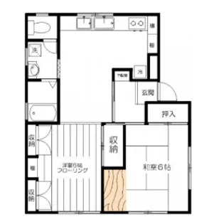 コンフォート芝【4階】の間取り