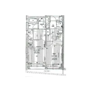 ベルヴィラージュ目黒【4階】の間取り
