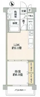 渋谷マンション【5階】の間取り