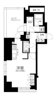 アトラス代々木上原【2階】の間取り