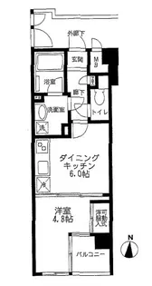 アエリア南青山【2階】の間取り
