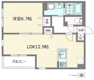 パティオフェリス【2階】の間取り