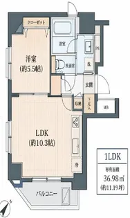 SHIBUYA HILL TOP【13階】の間取り