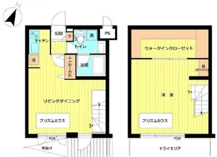 ミルーム赤坂弐番館の間取り