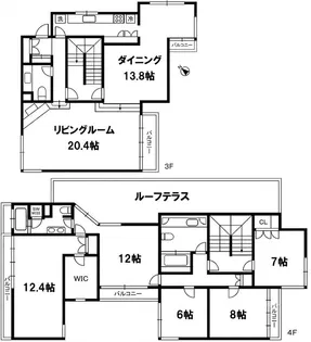 TRUST VALUE 赤坂【3階】の間取り